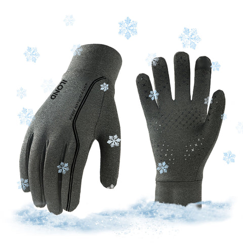 ILOND 1Pair 5℃/41°F or Above Winter Outdoor Gloves,Hiking Gloves,Cycling Gloves,Moto Gloves,Hunting Gloves(FL3108)