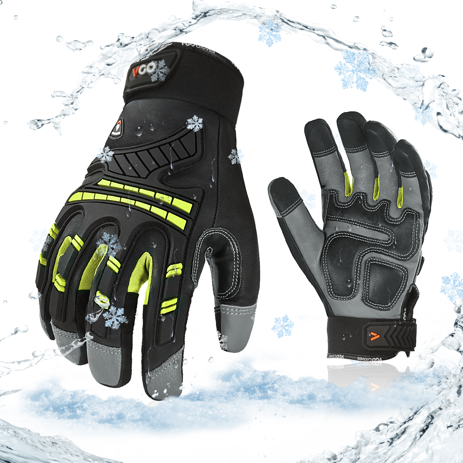 VGO -4℉ or above Winter Waterproof High Dexterity Heavy Duty