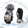 Vgo 1Pair -20℃/-4°F or Above Goat leather Warm Ski Gloves for Men,Mitten Design,Winter Snow Gloves,Outdoor Gloves,3M Thinsulate Waterproof Gloves(GA2475FLWP)