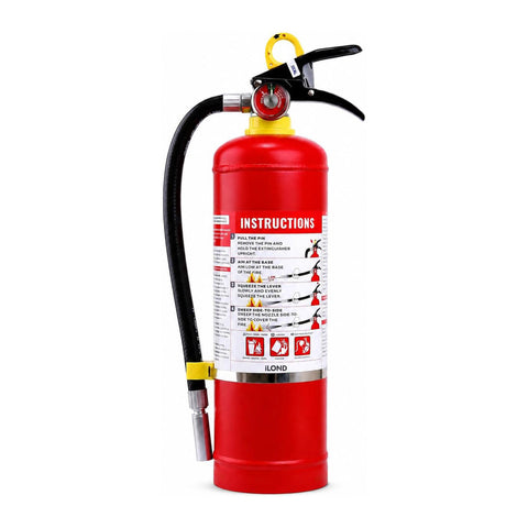 ILOND ABC Dry Chemical Fire Extinguisher, 5 LB, Compact Fire Extinguisher for Home, Office & Vehicle, Easy-Grip Handle, for Electrical, Grease & Common Fires