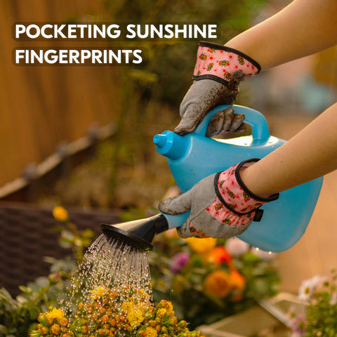 Vgo guanti da giardinaggio di micro-fibra per bambini (KID-MF7362)