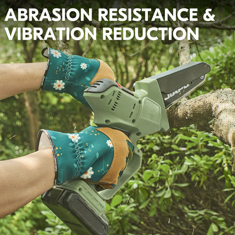 Vgo 1Pair Gardening Gloves for Women, Goatskin leather Thorn Proof Working Gloves for Weeding, Digging, Raking, Pruning and Planting,Touchscreen(GA7471/GA7476)