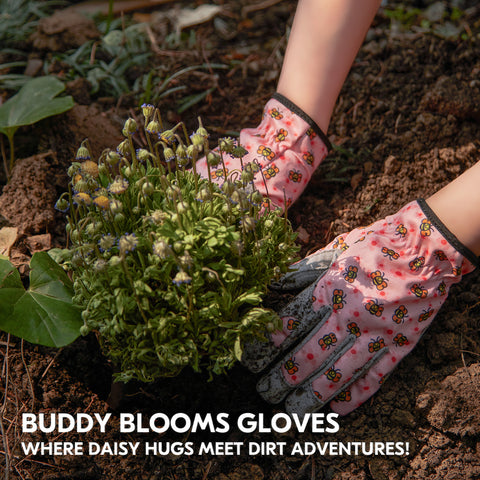 Vgo guanti da giardinaggio di micro-fibra per bambini (KID-MF7362)