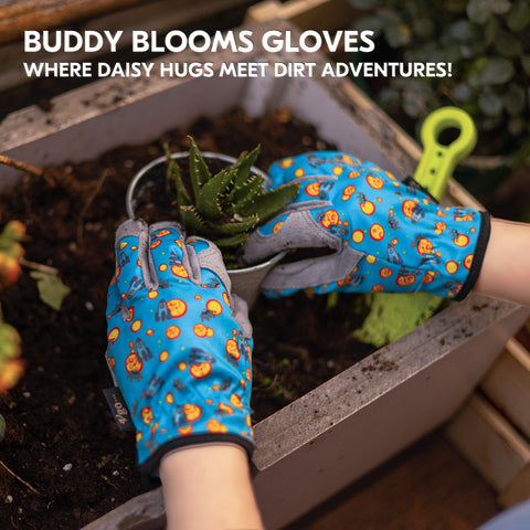 Vgo guanti da giardinaggio di micro-fibra per bambini (KID-MF7362)