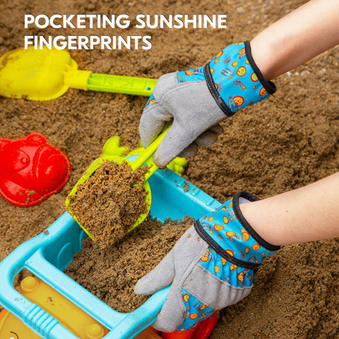 Vgo guanti da giardinaggio di micro-fibra per bambini (KID-MF7362)