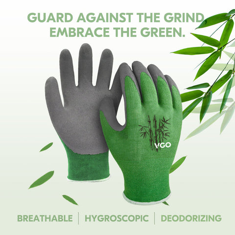 VGO 2/3/5 Pairs Women’s Gardening Gloves -Nitrile/Latex Coated, Machine Washable & Breathable for Outdoor,DIY, Ranch,Camping | Flexible Fit, Value Bundle with Color Choices (NT2110-P/RB6013-P/RB6026-G/RB6026-BR)