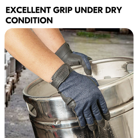 Vgreen 1 Pair NGG X1 Seamless Gription Work Gloves Men,Anti-slip,Warehousing,Truck drivers Glove (TP1130)