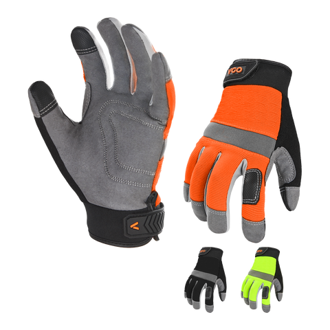 VGO 3Pairs Safety Work Gloves,Builder Gloves,Gardening Gloves,Light Du VGO 3Pairs Safety Work Gloves,Builder Gloves,Gardening Gloves,Light Du