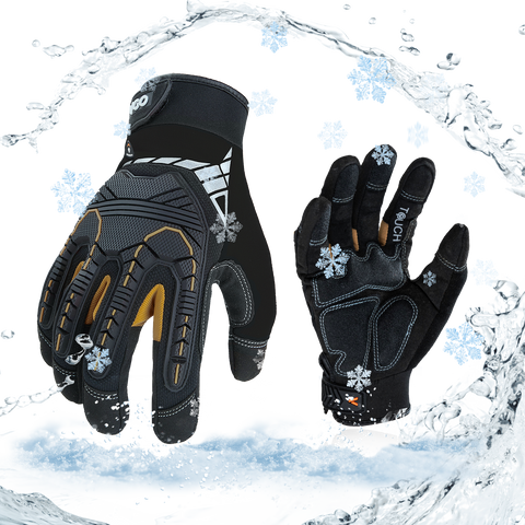 Vgo 32 Heavy Duty Winter Mechanic Gloves Black SL8849FW