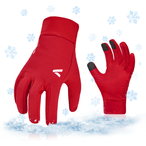VGO 1Pair -5℃/23°F or Above Winter Outdoor Gloves for Junior, Hiking G