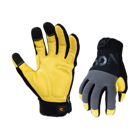 VGO 1 Pair Safety Work Gloves,Mechanics Gloves,Impact Gloves,Anti-Vibr