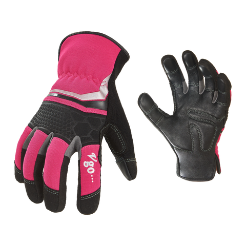 Vgo 1 Pair Grain Cowhide Leather Light Duty Women s Work Gloves Touch