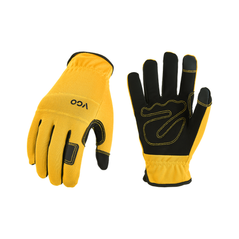 vgo handschuhe VGO Safety Work Gloves, Builder Gloves, Gardening Gloves, Light Duty M