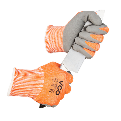 Gray Cut Resistant Safety Gloves - 1 pair